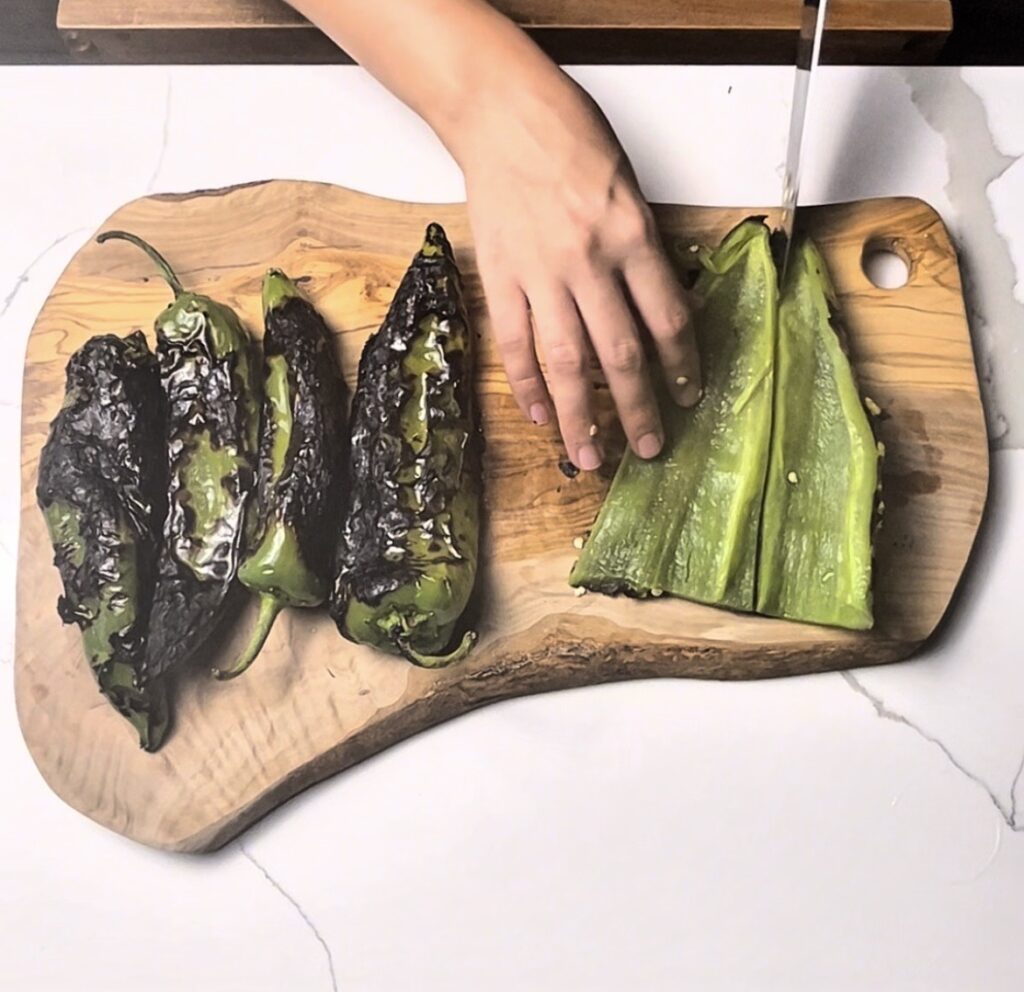 Roasted Anaheim Chile Peppers