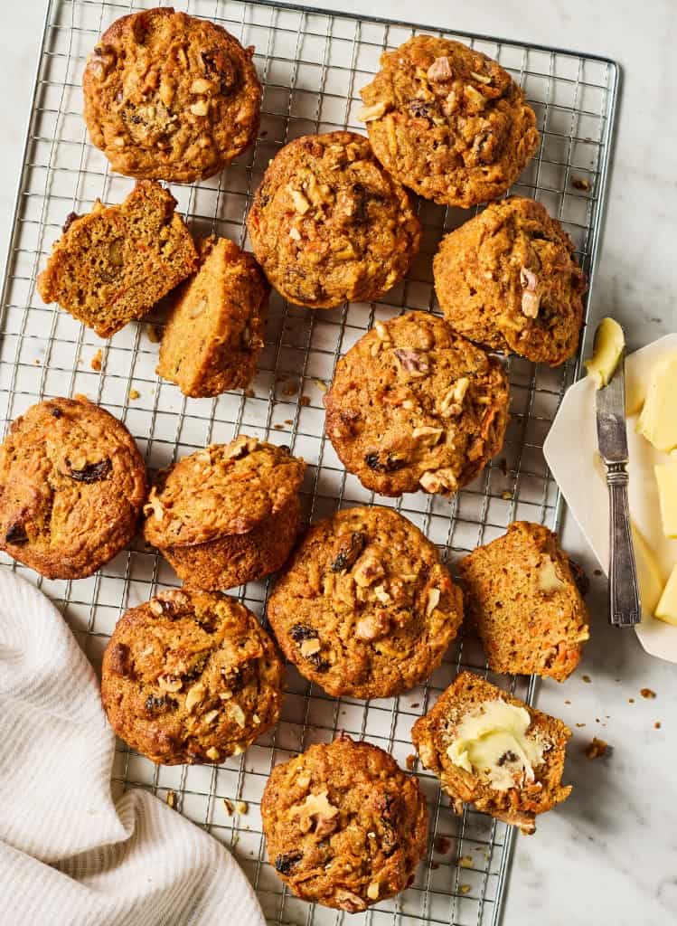 muffins on cooling rack